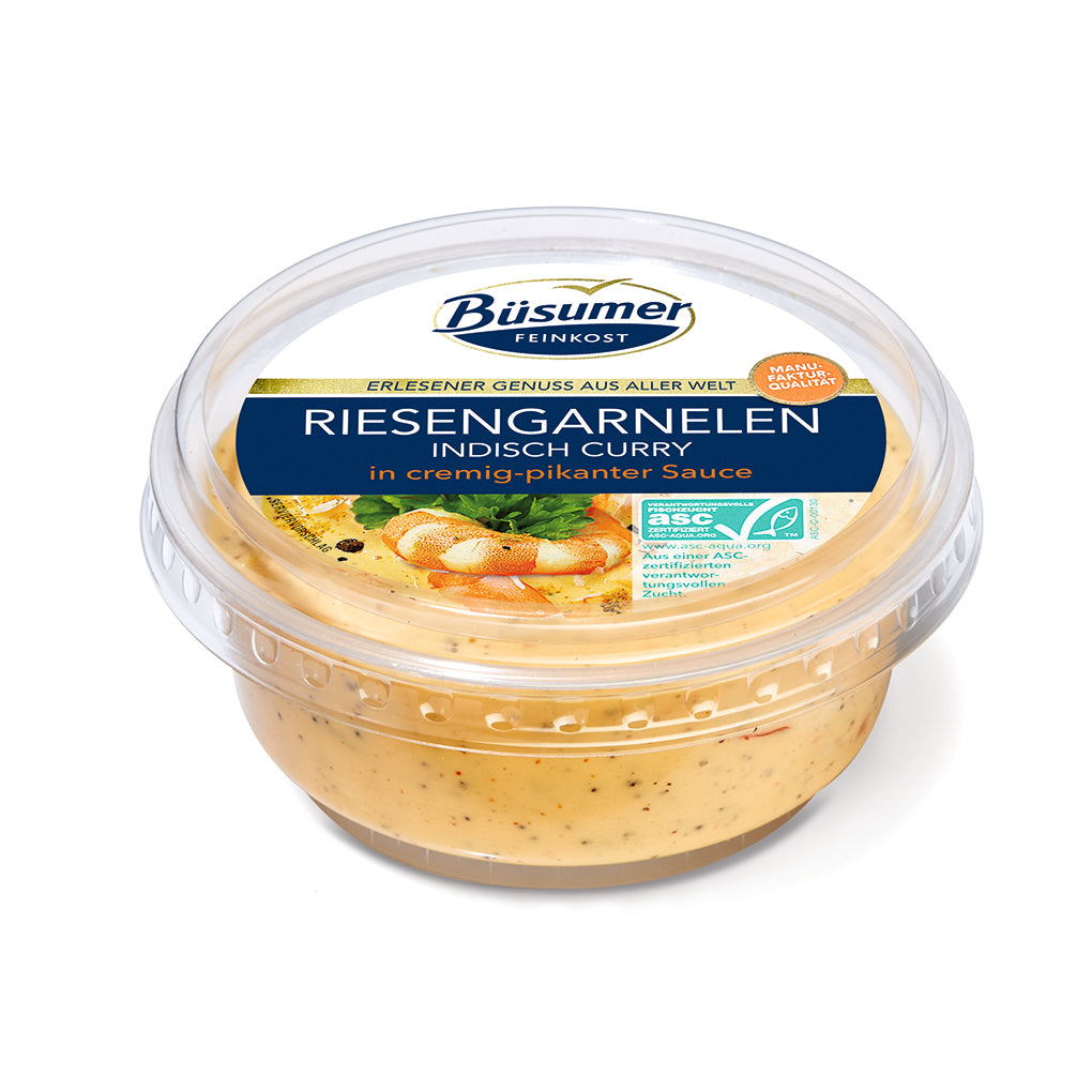 Riesengarnelen Indisch-Curry