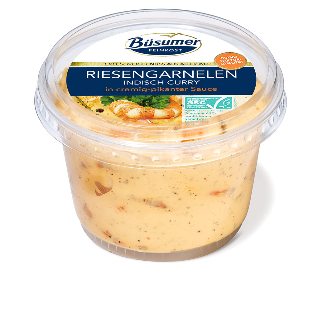 Riesengarnelen Indisch-Curry