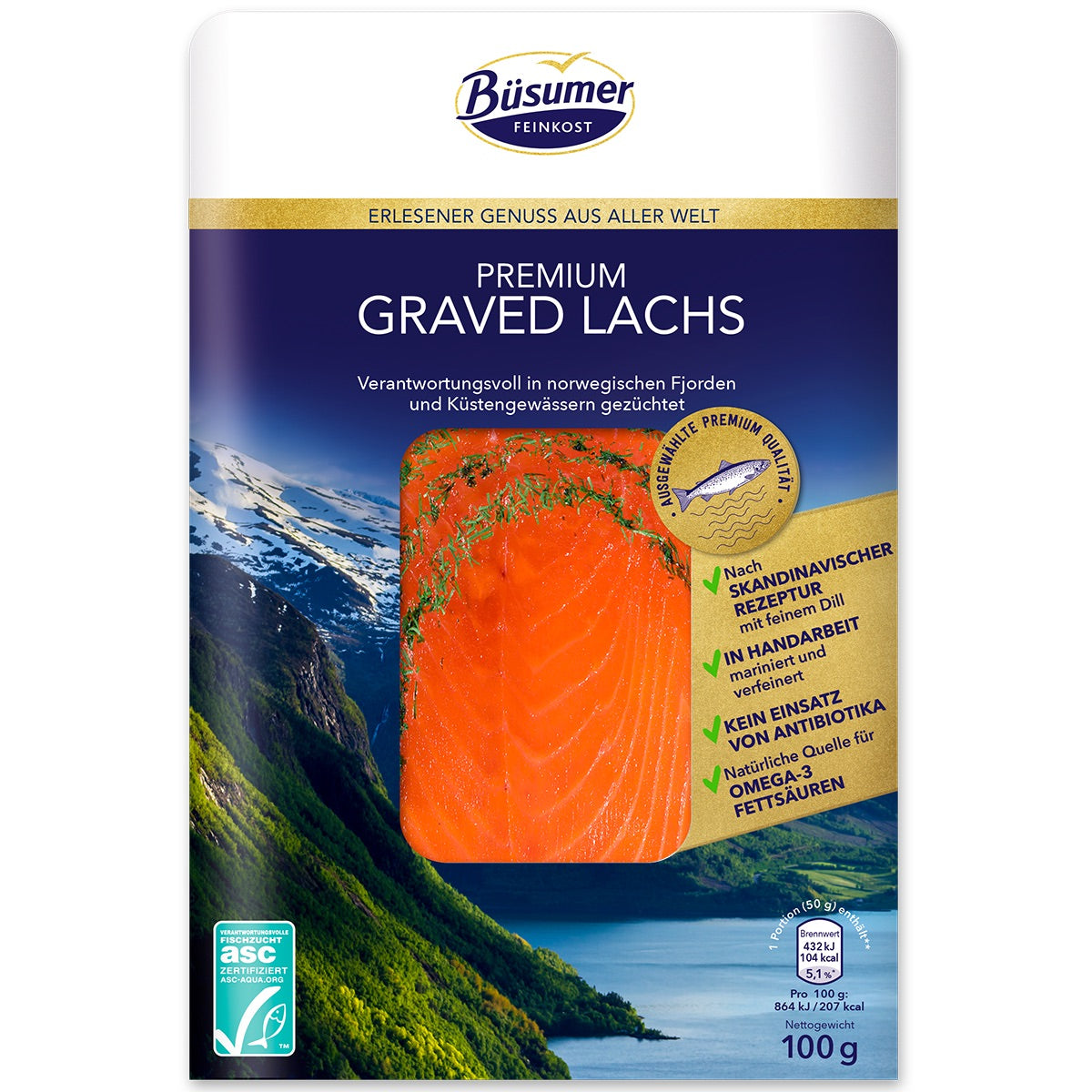 Premium Graved Lachs